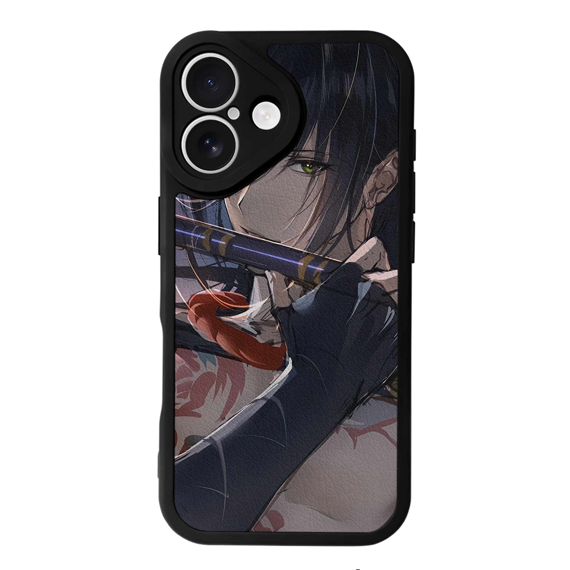 （画像用） 刀剣乱舞 Touken Ranbu 【iPhone 16シリーズ対応】シリコンスマホケース（レザー調） 材質：シリコン